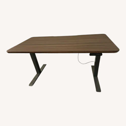 Used Dark Brown Wood Desk for sale on AptDeco