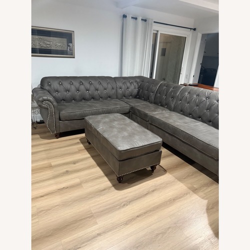 Used Dark Gray Fabric 3+ Piece Sectionals for sale on AptDeco