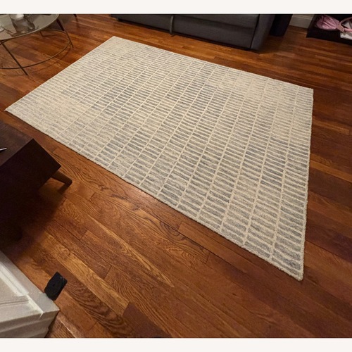 Used Pottery Barn Blue Rug for sale on AptDeco