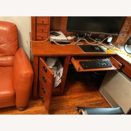 Used Vintage/Antique Finds Natural Wood Desk for sale on AptDeco