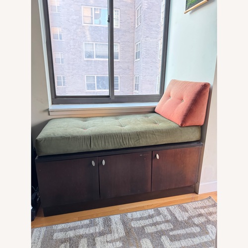 Used Storage Window Bench with Cushions for sale on AptDeco