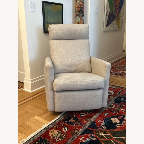 Used Light Gray Fabric Manual Recliner for sale on AptDeco