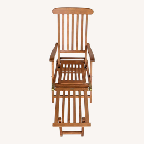 Used Teak Deck Chair for sale on AptDeco