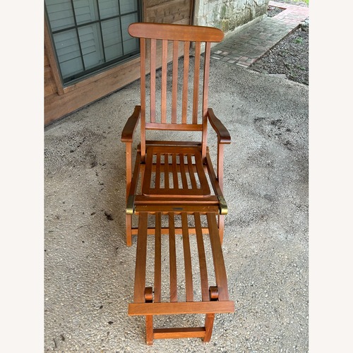 Used Teak Deck Chair for sale on AptDeco