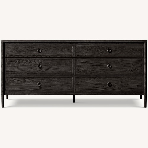 Used Restoration Hardware Black Wood Dresser for sale on AptDeco