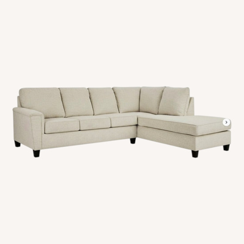 Used Ashley Furniture Abinger Chaise Sleeper Sectional Sofa for sale on AptDeco