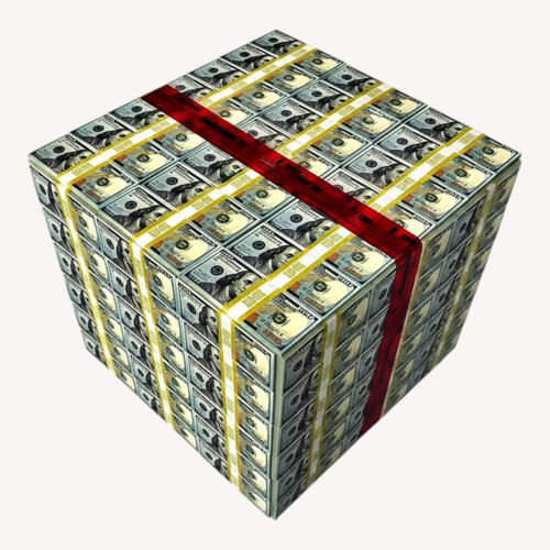 Used Benjamin Prop Money Stack Table  for sale on AptDeco