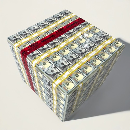Used Benjamin Prop Money Stack Table  for sale on AptDeco
