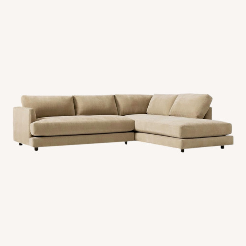 Used West Elm Haven 2-Piece Sectional with Right Chaise for sale on AptDeco