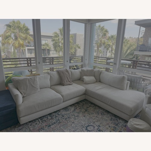 Used West Elm Haven 2-Piece Sectional with Right Chaise for sale on AptDeco