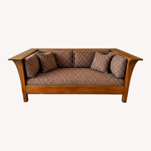 Used Stickley Prairie Loveseat for sale on AptDeco