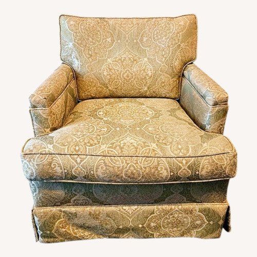 Used Vintage/Antique Finds Gold Fabric Armchairs for sale on AptDeco