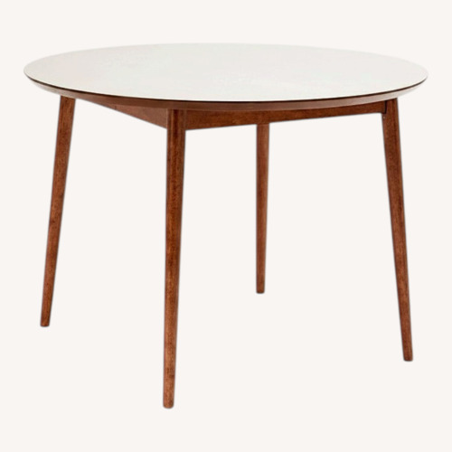 Used West Elm Dark Brown Wood Dining Table for sale on AptDeco
