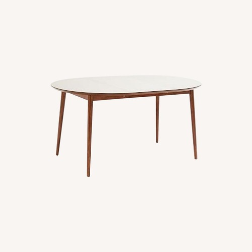 Used West Elm Dark Brown Wood Dining Table for sale on AptDeco