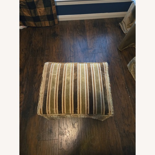Used Vintage/Antique Finds Fabric Ottoman for sale on AptDeco