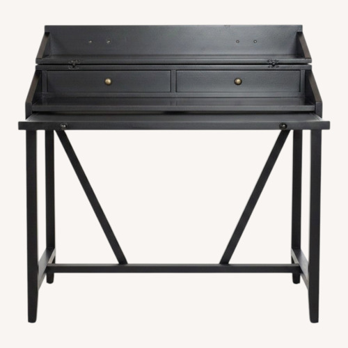 Used Safavieh Wyatt Black Wood Desk for sale on AptDeco