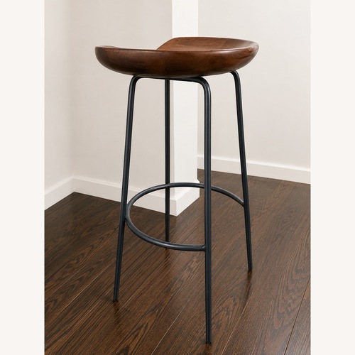 Used West Elm Alden Bar Stools - Set of 2 for sale on AptDeco