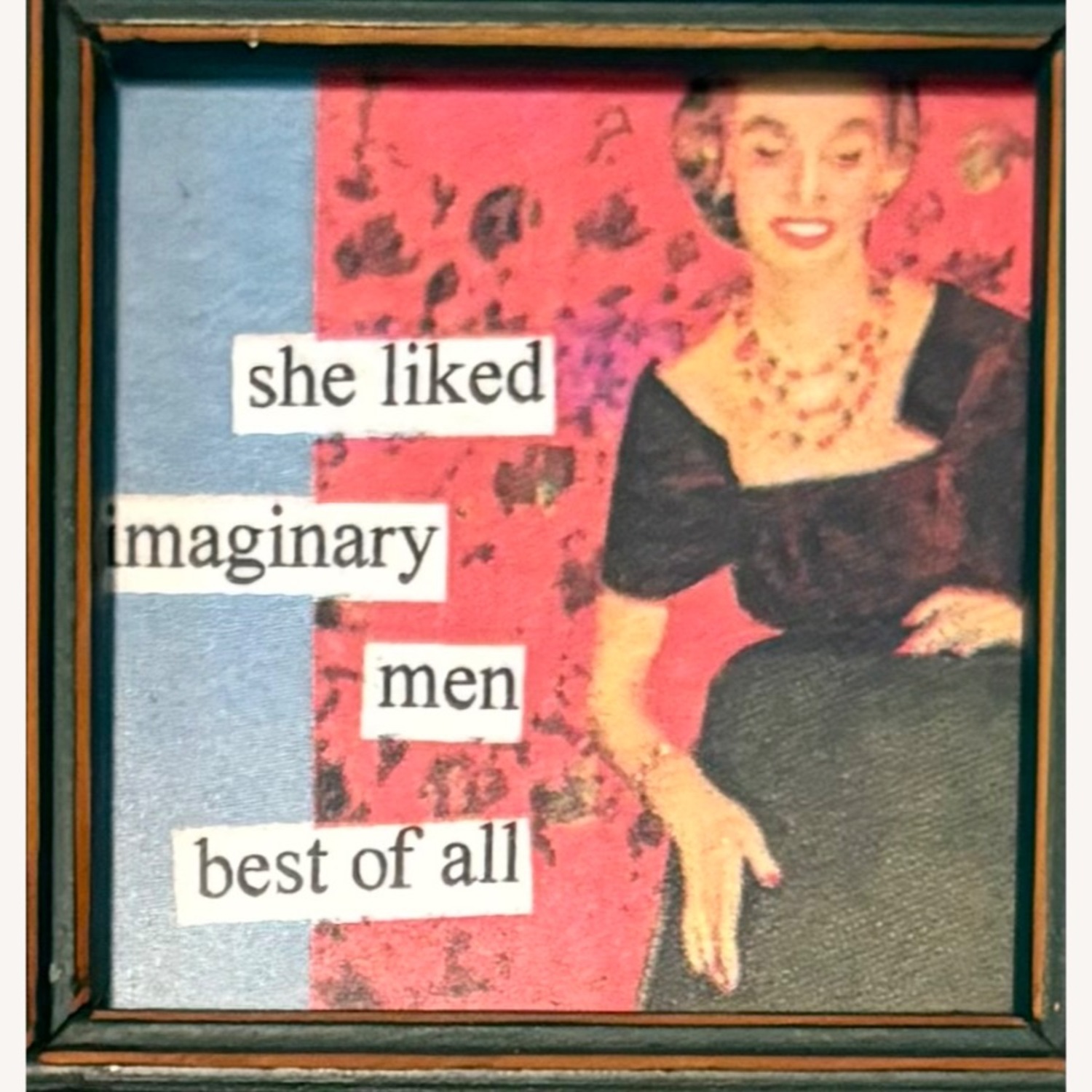 Set of 3 Framed Mid-century Ladies - image-6