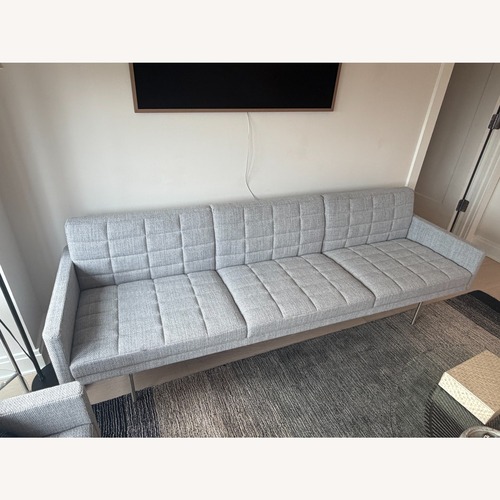 Used Geiger International Light Gray 3+ Seater Sofa for sale on AptDeco