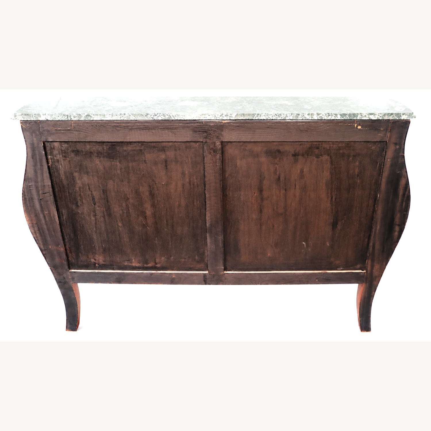 Louis XV–Style Mahogany Bombé Commode Marble Top - image-12