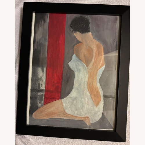 Used Young Lady Ready for Bed  Wall Art for sale on AptDeco