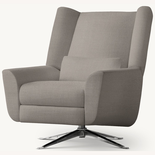 Used Restoration Hardware Luke Light Gray Fabric Armchairs for sale on AptDeco
