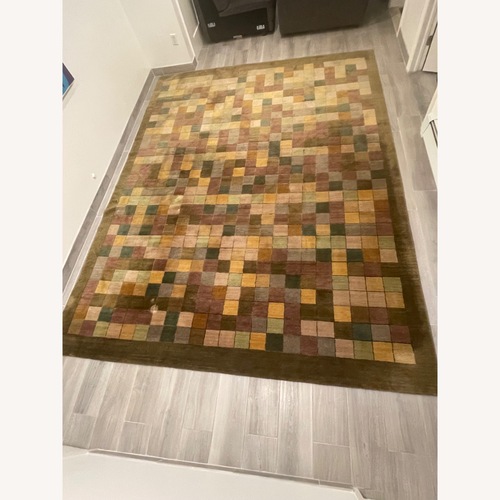 Used ABC Carpet and Home Wool Area Rug 9' x 12' for sale on AptDeco