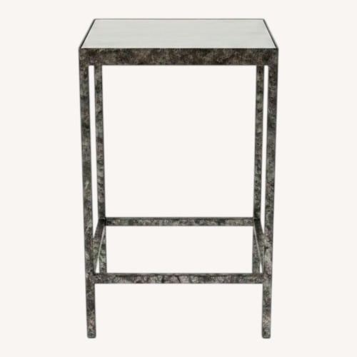 Used Dovecote Antique Mirror Silver Side Table for sale on AptDeco