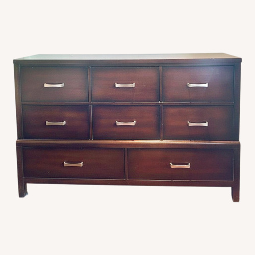 Used XL Dark Brown Wood Dresser for sale on AptDeco