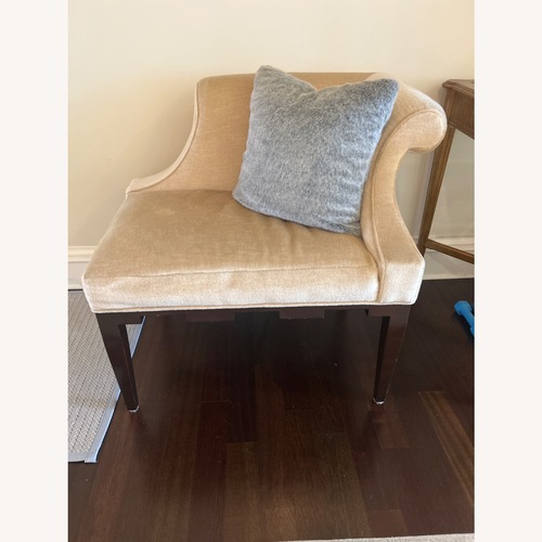 Used Baker Furniture Beige Castle Chair for sale on AptDeco