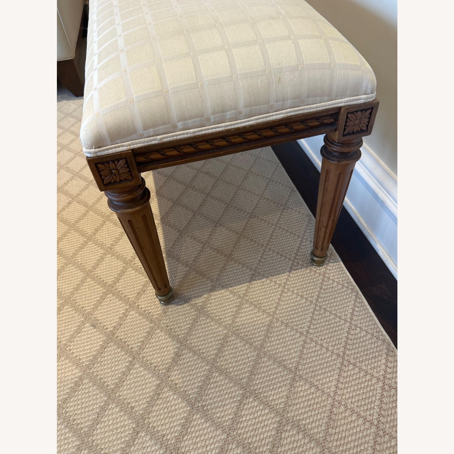 Natural Fabric Bench - image-3