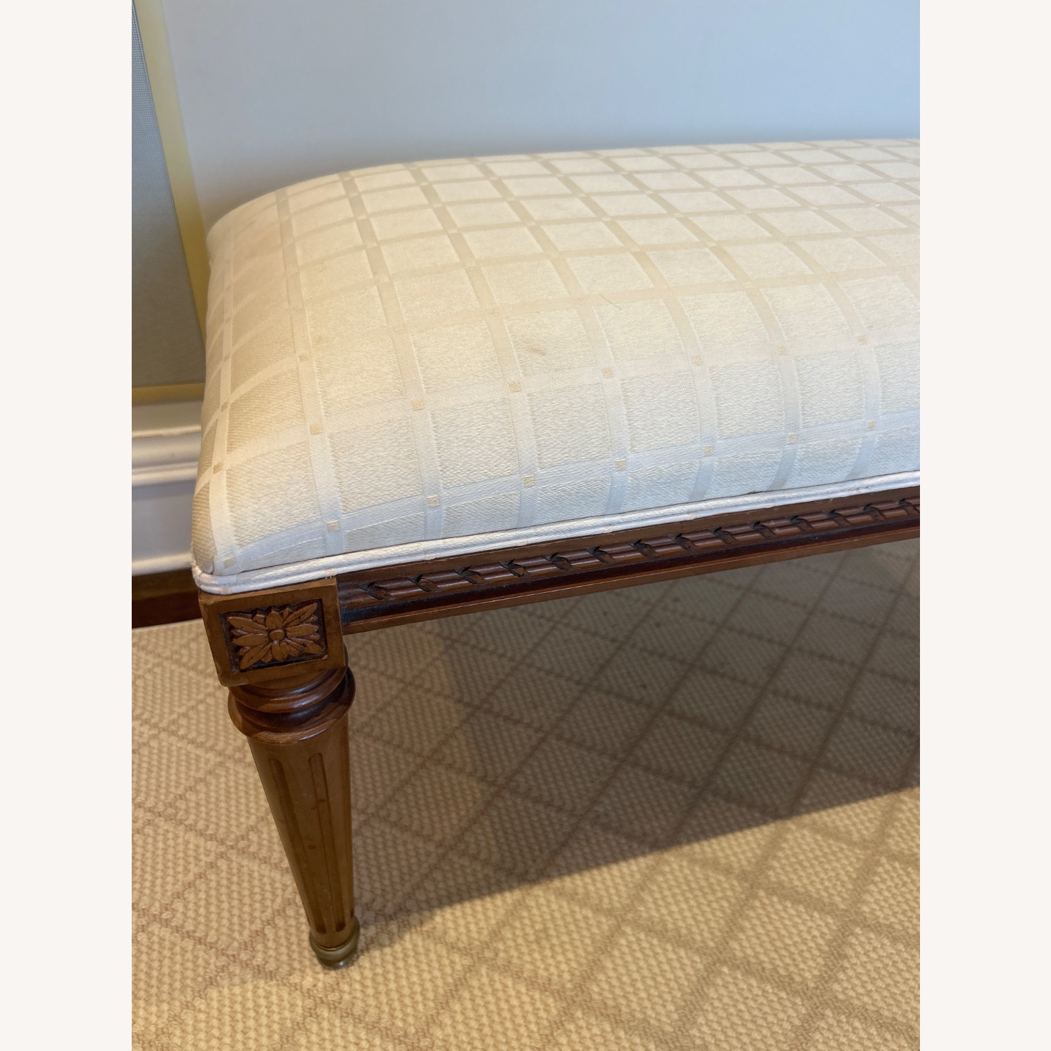 Natural Fabric Bench - image-5