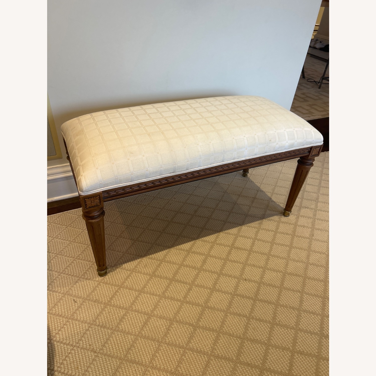 Natural Fabric Bench - image-2
