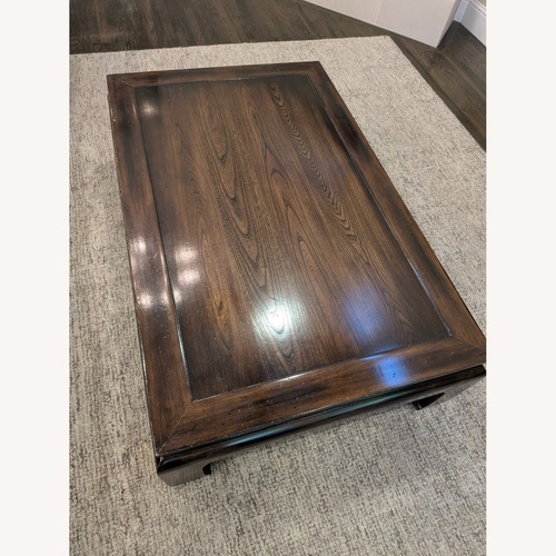 Used Ethan Allen Dynasty Coffee Table in Coffee Bean for sale on AptDeco