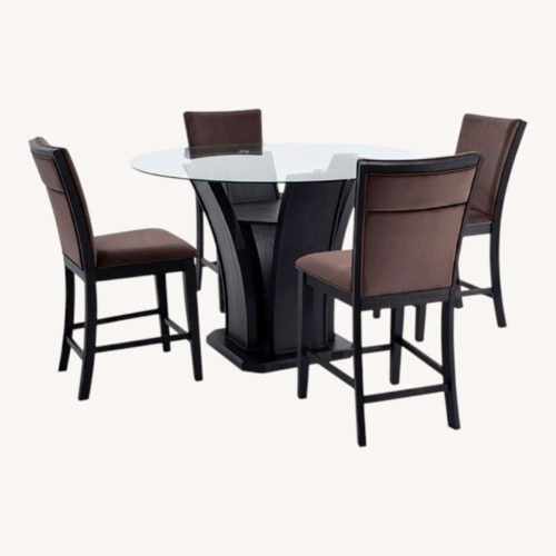 Used Bob's Discount Furniture Cosmopolitan Dining Set for sale on AptDeco