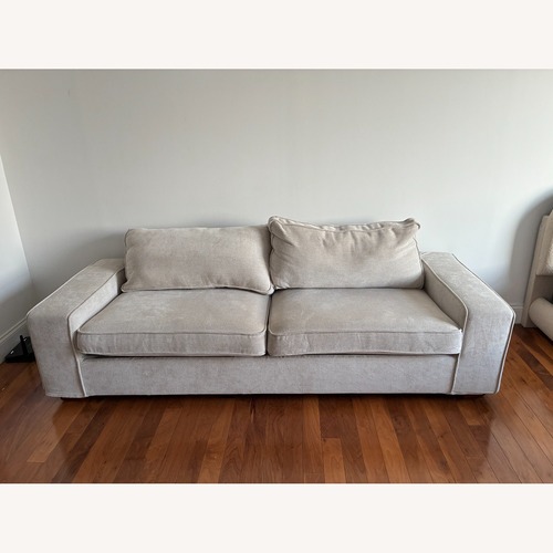 Used Natural Fabric 2 Seater Sofa for sale on AptDeco