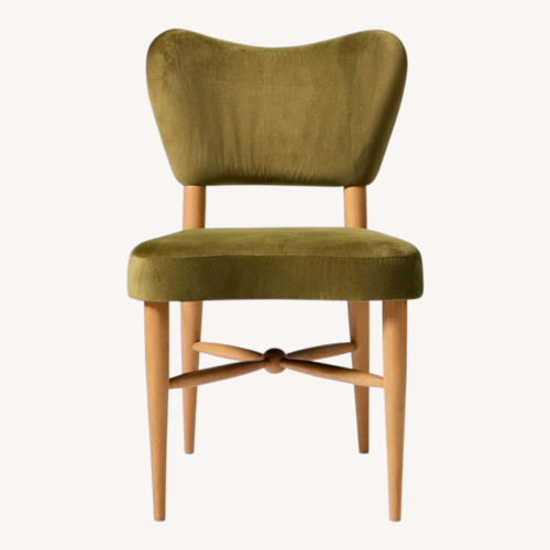 Used West Elm Pierce & Ward Curved Back Dining Chair for sale on AptDeco