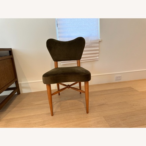 Used West Elm Pierce & Ward Curved Back Dining Chair for sale on AptDeco