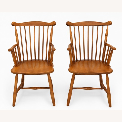 Used Pair of Vintage Stickley Windsor Armchairs for sale on AptDeco