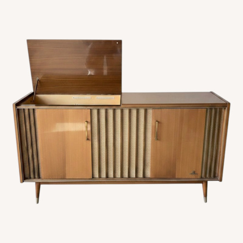 Used Vintage 1960s Grundig Stereo Console W Turntable for sale on AptDeco