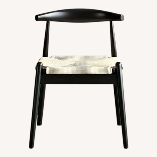 Used Black Wood Dining Chair for sale on AptDeco