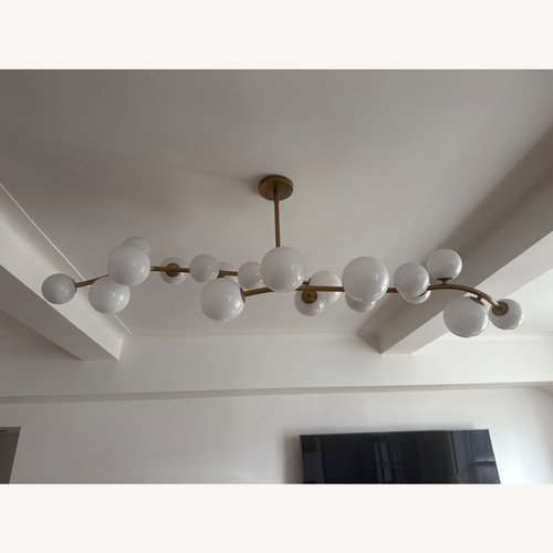Used Contemporary 18 Globe Ceiling Fixture for sale on AptDeco