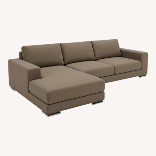Used Interior Define Henry Light Gray 2 Piece Sectional for sale on AptDeco