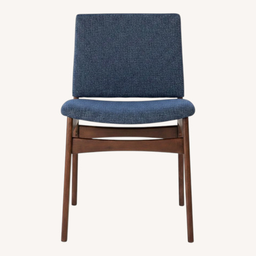 Used Article Blue Wood Dining Chairs for sale on AptDeco