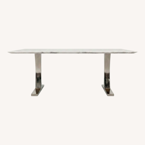 Used Marble Dining Table  for sale on AptDeco