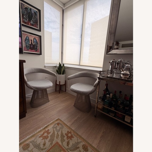 Used Vintage/Antique Finds Light Gray Dining Chair for sale on AptDeco
