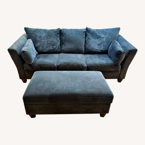 Used Bob's Discount Furniture Dark Gray 3+ Seater Sofa for sale on AptDeco