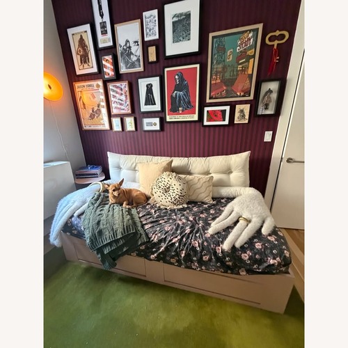 Used Vintage Kids Bed / Daybed with Drawers for sale on AptDeco
