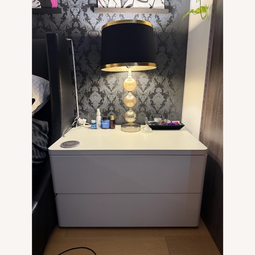 Used Cliff Young Ltd. White Nightstands (Oversized) for sale on AptDeco