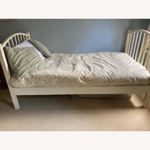 Used Crate & Barrel Twin Bed for sale on AptDeco